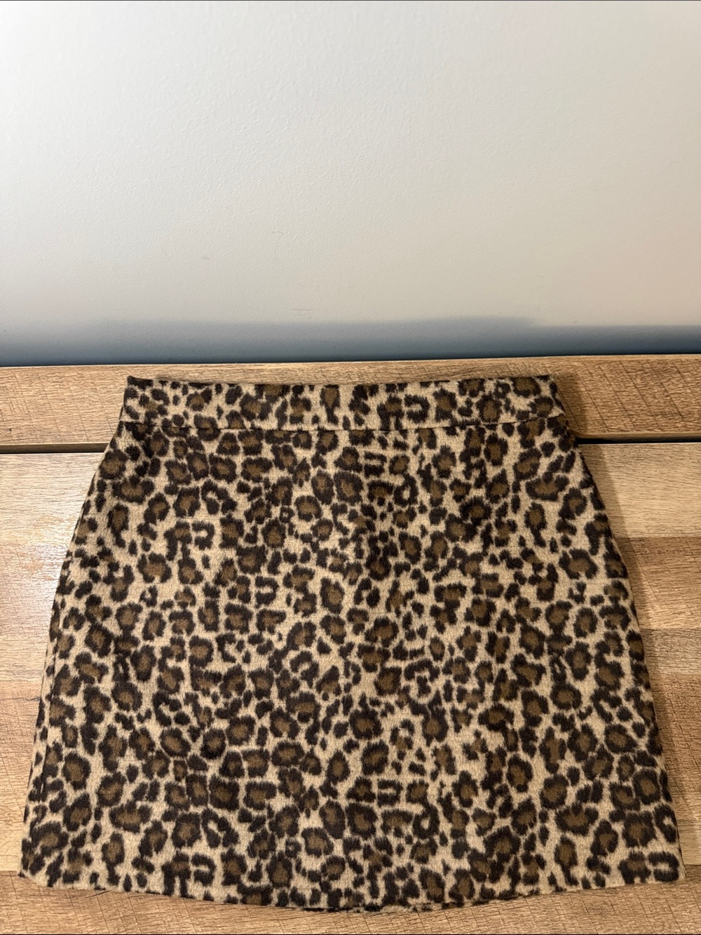 J. Crew Leopard Print Mini Skirt - Tan and Brown, NWTs, size 4